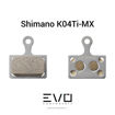 Immagine di Shimano K04TI-MX pastiglie freno metalliche