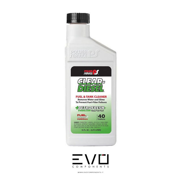 Immagine di CLEAR DIESEL ADDITIVO PULIZIA SERBATOI CARBURANTE POWER SERVICE 473ml